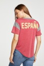 REMERA RECYCLED BLOCKED Rojo