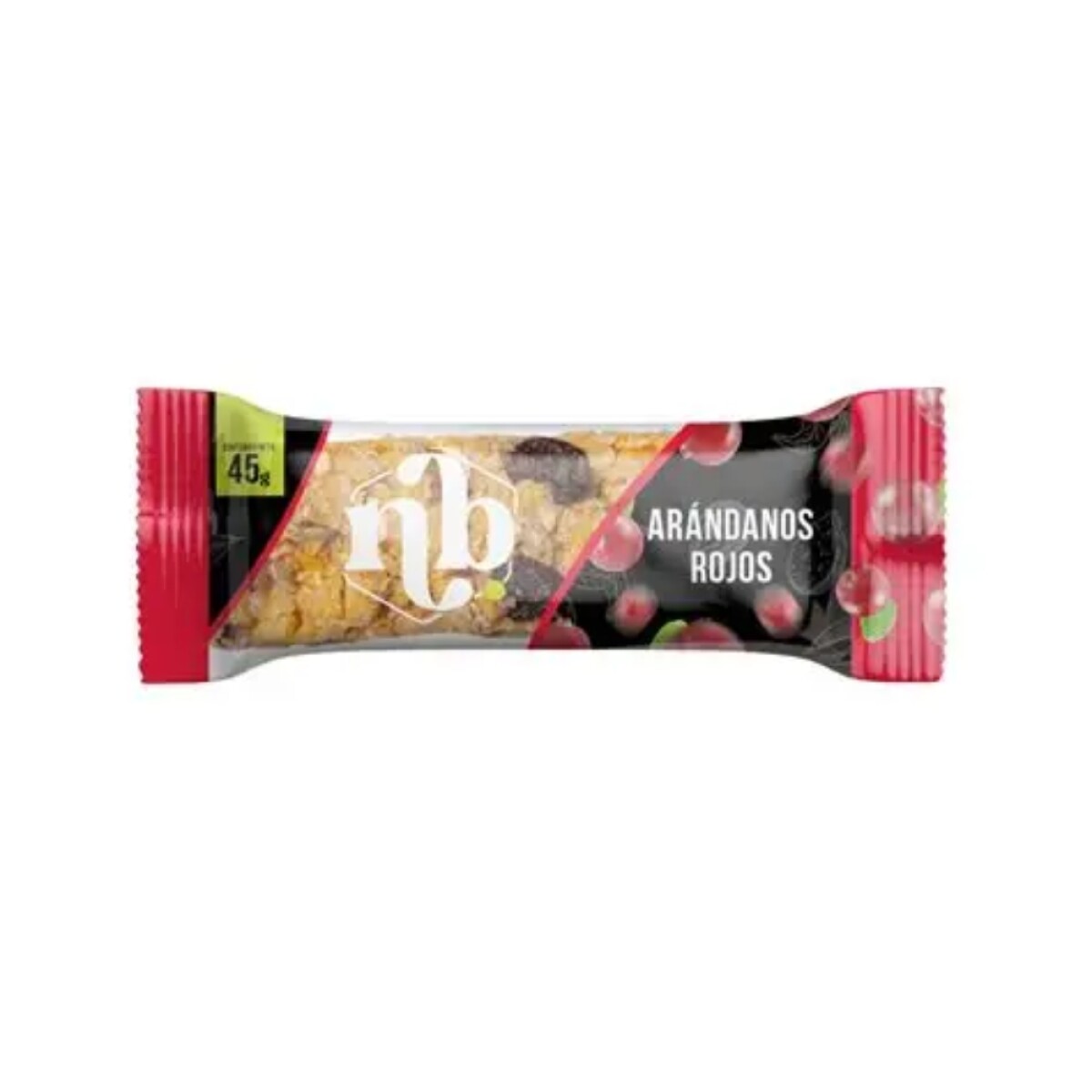 Natural Bars Coco Rallado Arándanos Rojos 45g 