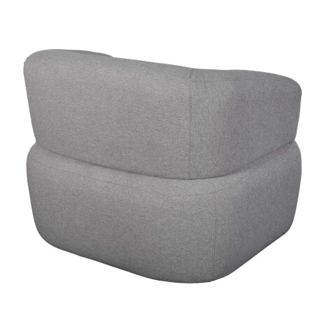 BUTACA 1 CUERPO TELA GRIS GAIA