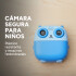 Camara De Fotos Buho Infantil Impresion Instantanea Polaroid Variante Color Azul