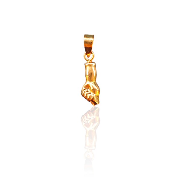 Dije Puño Higa-Oro bajo-Sin piedra-CP8511 Sinpiedra