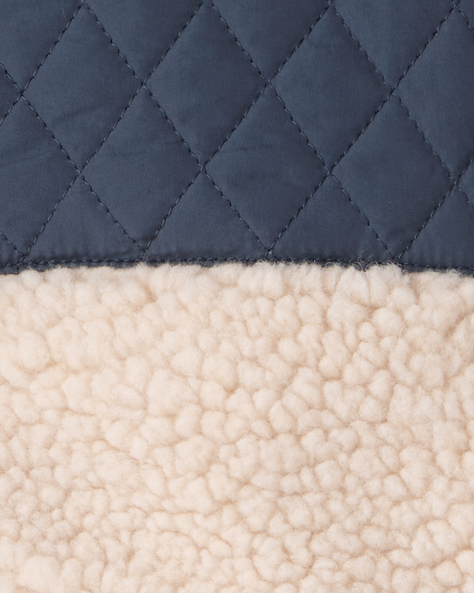 Campera de polar, diseño colorblock Sin color