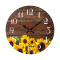 Reloj De Pared Vintage Girasoles