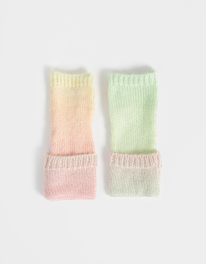 Guantes Infantiles Degrade Guantes Tejidos Degradé - Combinacion Arcoiris