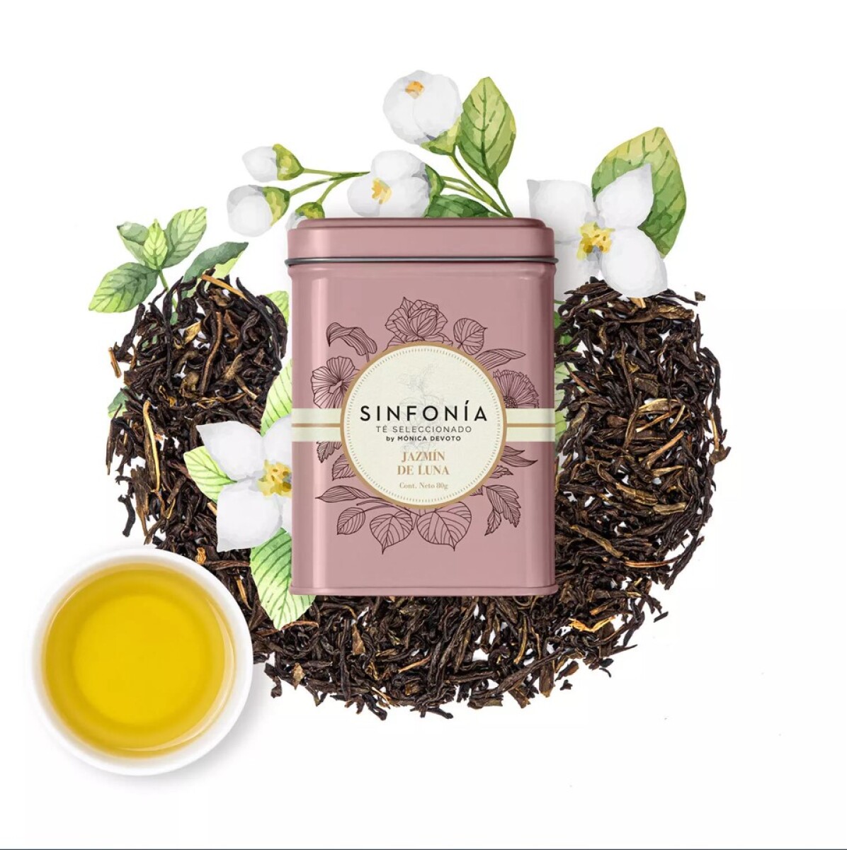 Té Jazmín De Luna Sinfonía 80g 