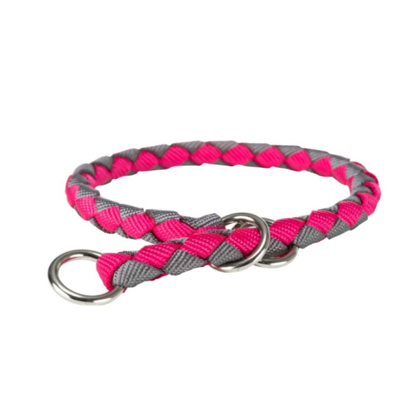 COLLAR SEMI-AHORCADOR TRIXIE CAVO XS-S FUCSIA/GRAPHITE COLLAR SEMI-AHORCADOR TRIXIE CAVO XS-S FUCSIA/GRAPHITE