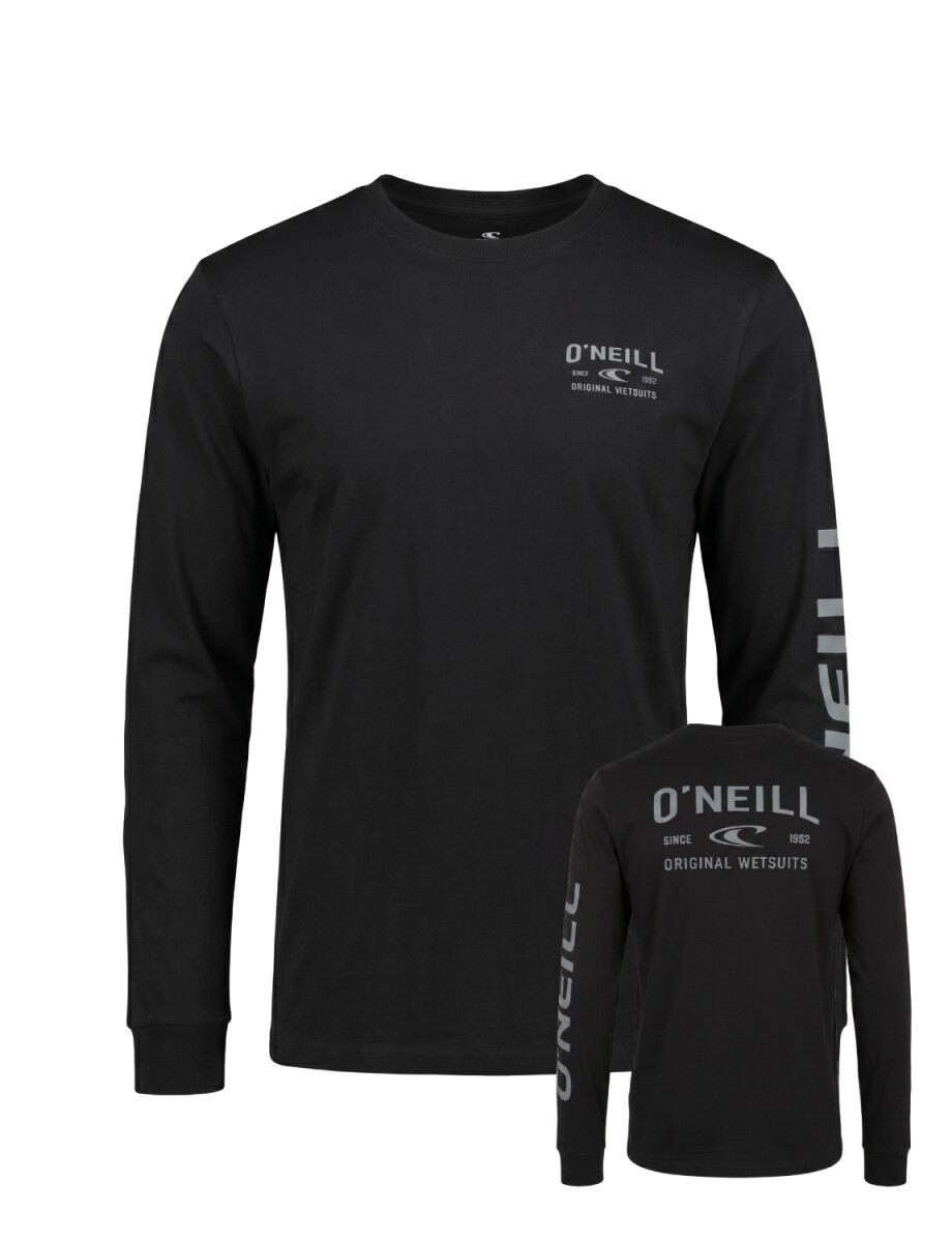 Remera Manga Larga O'Neill Essential - Negro 