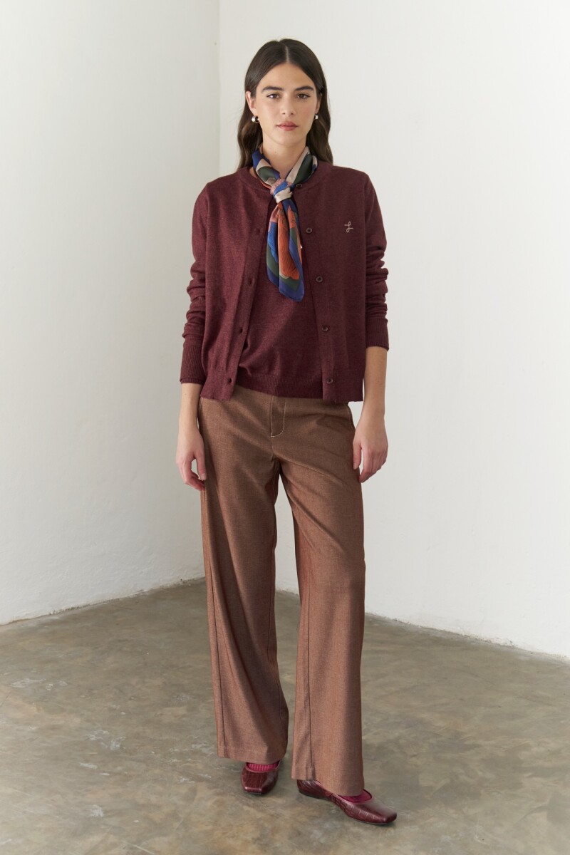 CARDIGAN L BURDEOS