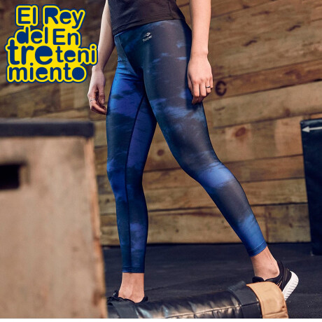 Calza Larga Topper Leggins P/Dama DryCool Original Azul