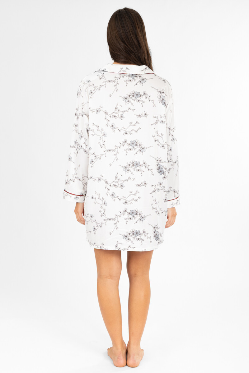 Camison cherry blossom saten Flores