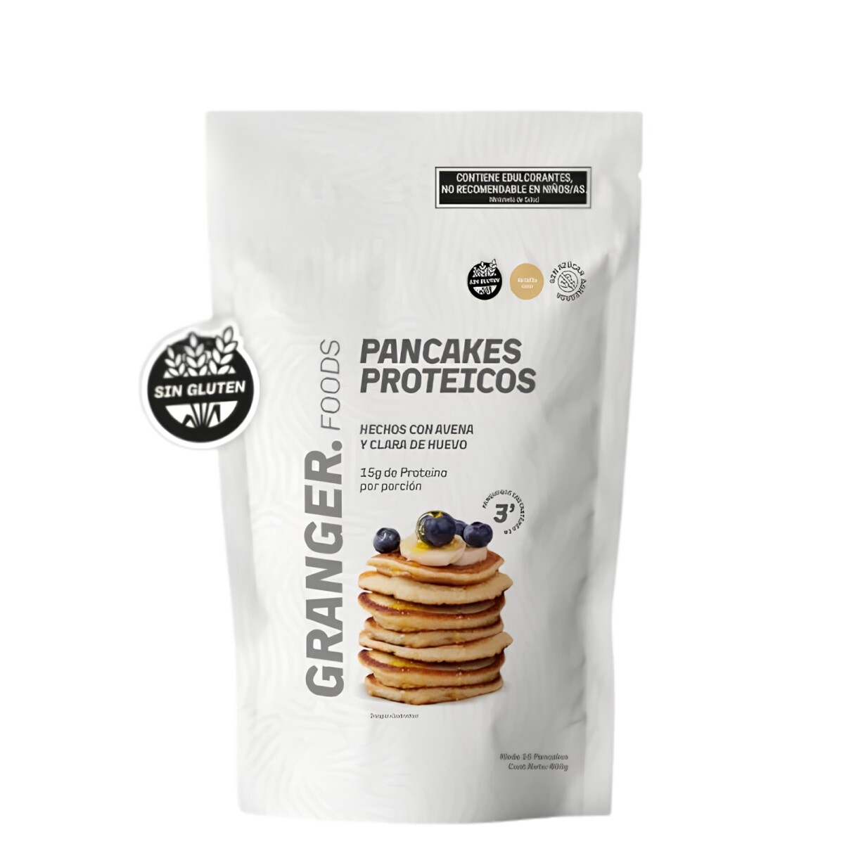 Pancakes Proteicos Premezcla - Sabor Vainilla GRANGER. 400g 