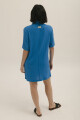VESTIDO LINO POSITANO AZUL