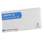 LURAPAX 20 MG CJ X 30 COMP. REC. única