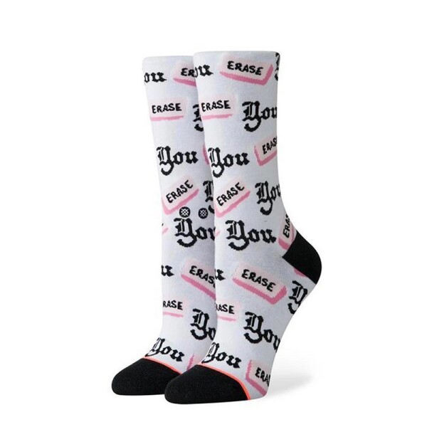 Medias Stance Erase You Blanco