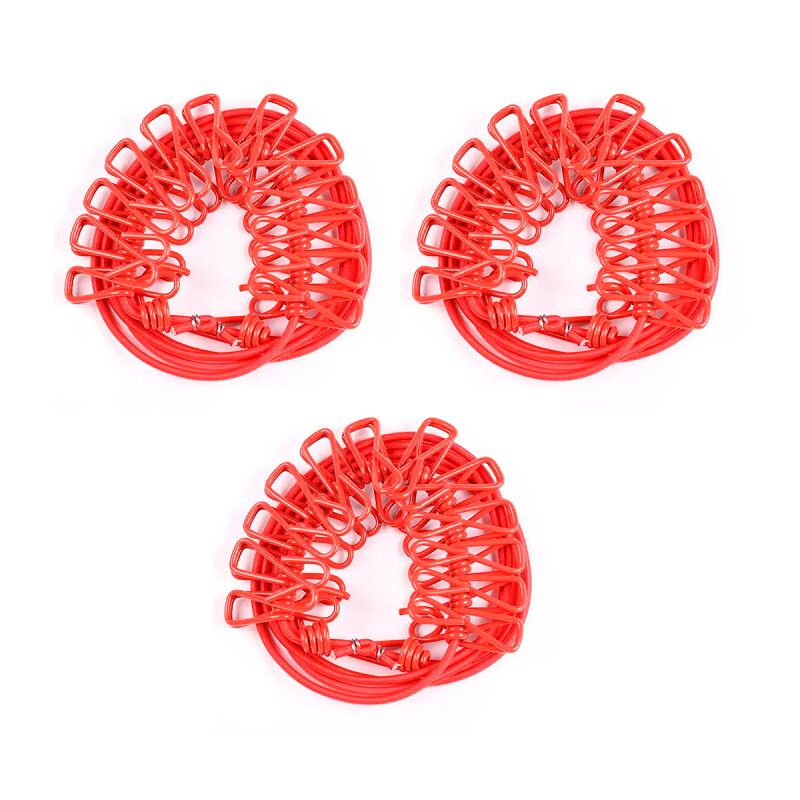 Cuerdas elásticas x3 ROJO