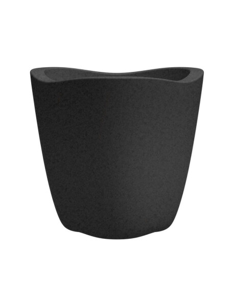 MACETA 36X42CM TRYAS JARDIN GRIS GRANITO OSCURO MACETA 36X42CM TRYAS JARDIN GRIS GRANITO OSCURO