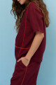 BLUSA LINO CRUZ BURDEOS