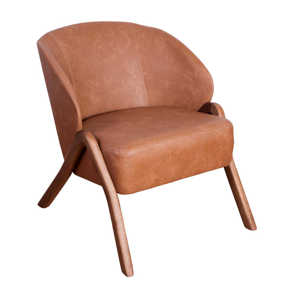 BUTACA - PU MARRON ARCO CAMEL 