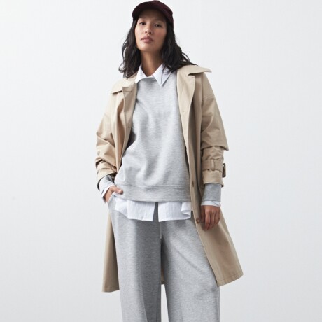 BABUCHA ALBERTA Gris Melange