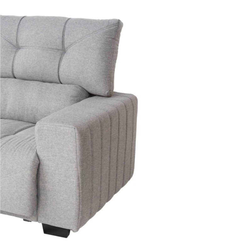 Sofa Le Mans 3 Cuerpos Hellen Gris Claro Sofa Le Mans 3 Cuerpos Hellen Gris Claro