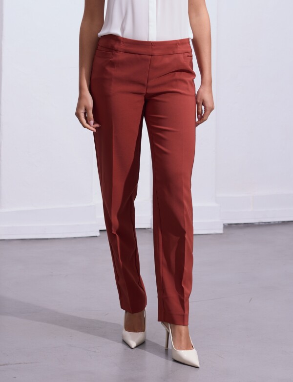 Pantalon Pull On TERRACOTA