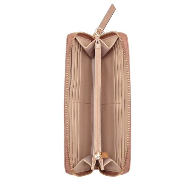 Small Leather Good Harland Slg Zip Arnd Wrslt Wlt Clay