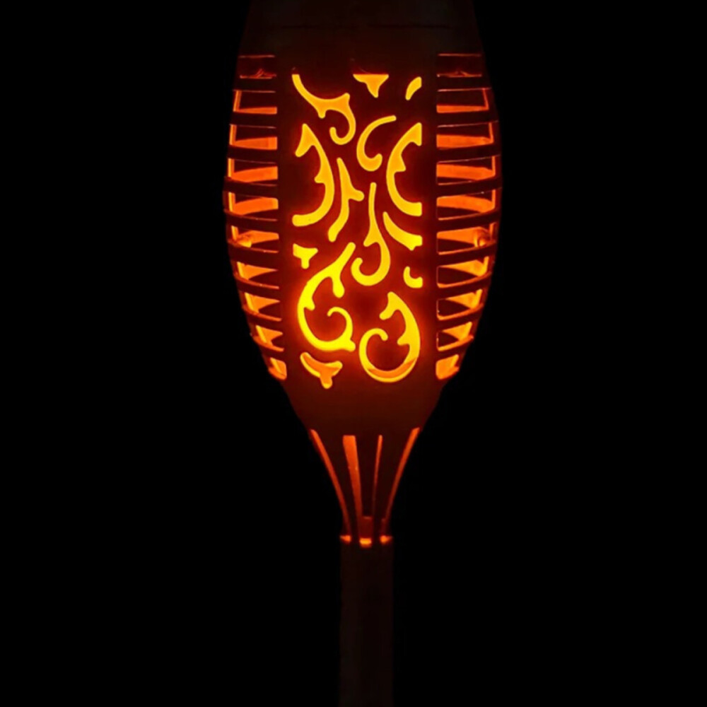 Antorchas Estaca Con Diseño Y Recarga Solar 50CM Antorchas Estaca Con Diseño Y Recarga Solar 50CM