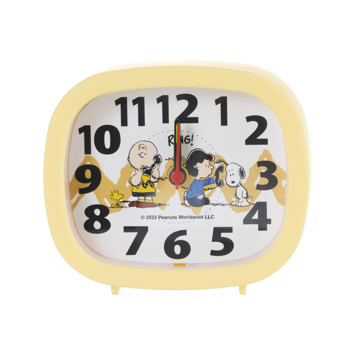 Reloj alarma Snoopy - amarillo 