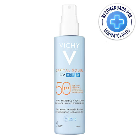 Agua Solar en Spray Hidratante Vichy Invisible SPF50 200 ml Agua Solar en Spray Hidratante Vichy Invisible SPF50 200 ml