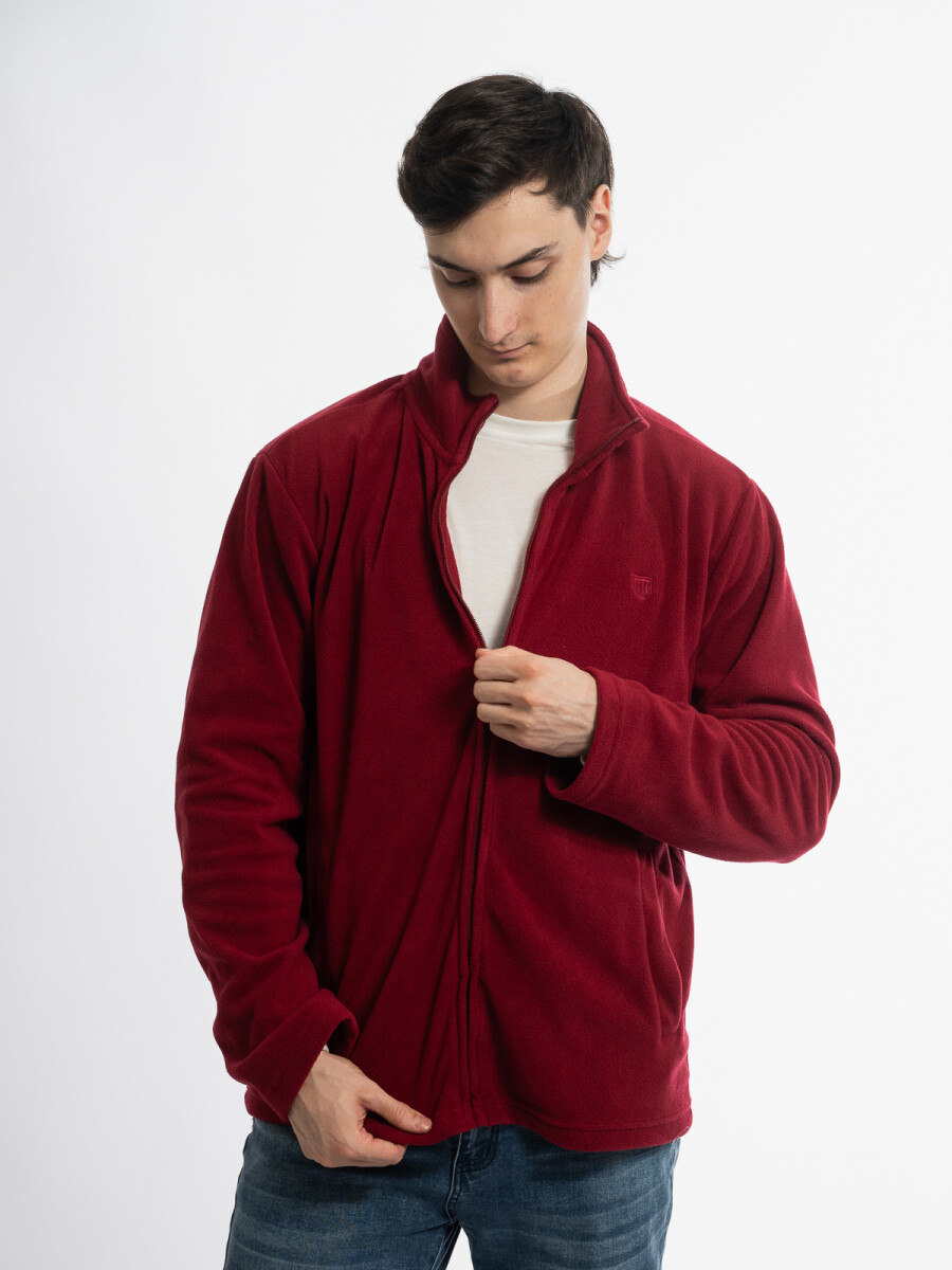 Campera Micropolar Lt - Wine 