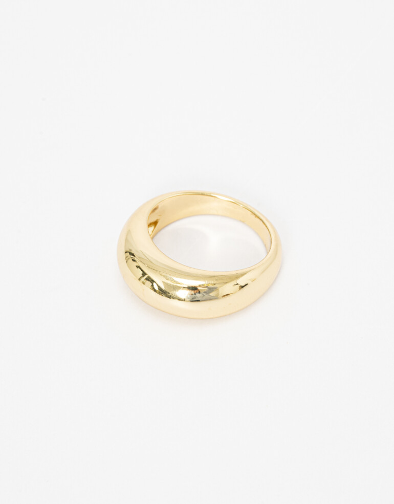 Anillos Chicos Metal Anillo Metal Bold - Dorado