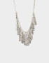 Collares Cortos Metal diferenciado Collar De Metal - Plateado