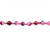 Pulsera bolitas - Plata 925 - Ágata fucsia - PU3922 conpiedra
