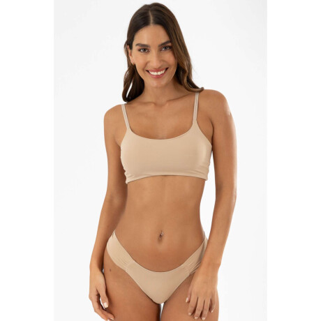 Colaless frunce microfibra sacks Marron