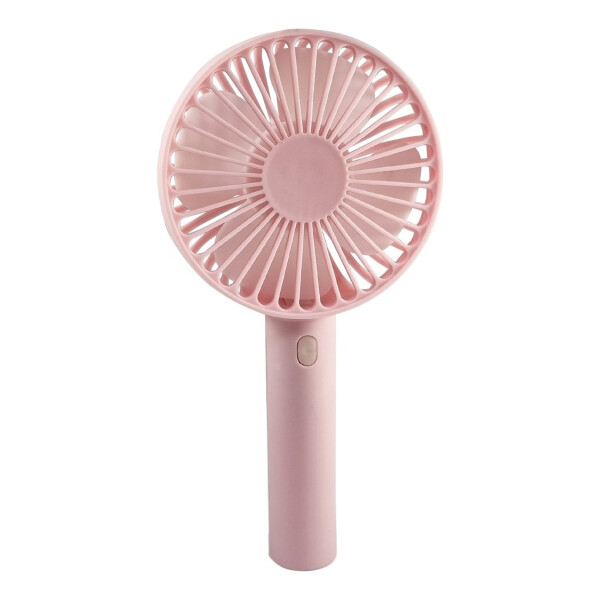 Mini Ventilador Usb De Mano Portátil O De Mesa Recargable Variante Color Rosado
