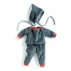 DJ0789 Set Ropa Accesorios Para Bebe Pomea Dolls - Gris