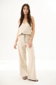 PANTALON LINO ART BEIGE