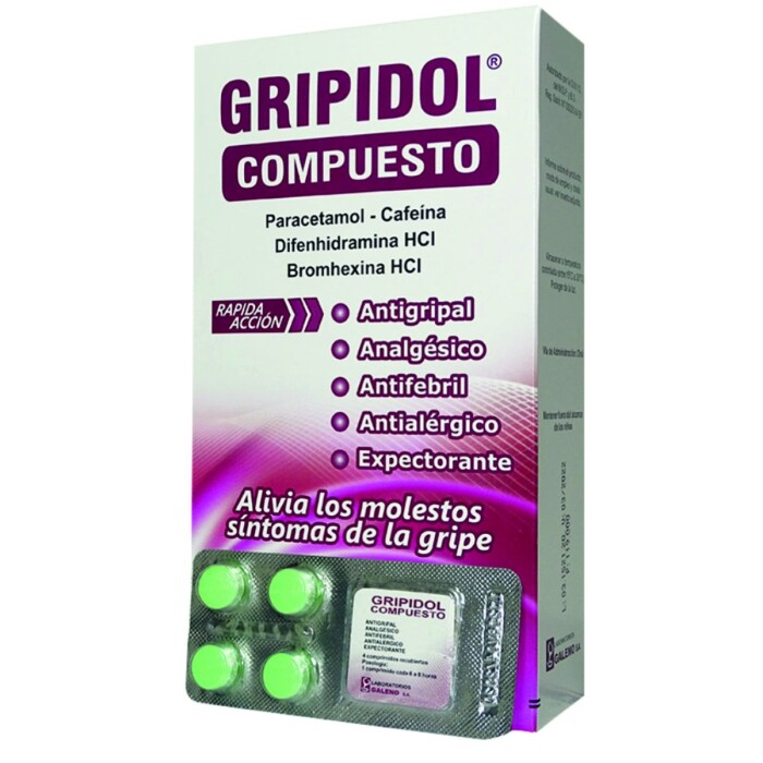 GRIPIDOL COMPTO. COMP. EXHIB X 25 SOBRES única