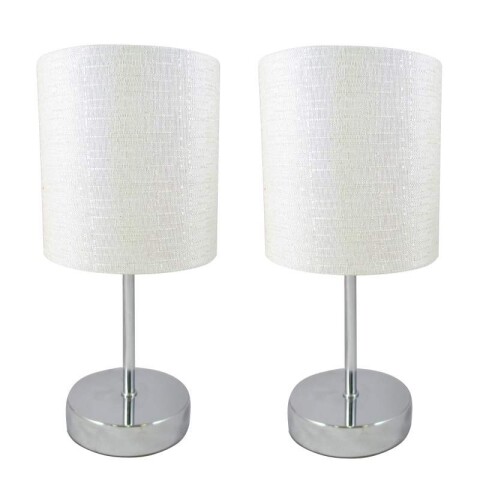 PACK VELADORES YABAL E14 CROMO PACK VELADORES YABAL E14 CROMO