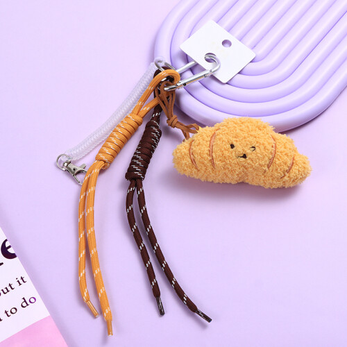 Charm Llavero Croissant - Mostaza Charm Llavero Croissant - Mostaza