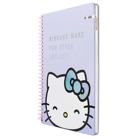 Cuaderno Mooving Carta 96 hojas Hello Kitty Lila