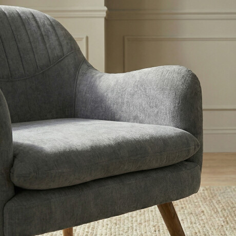 Butaca Melania - Tela Microfibra C52 (Ceniza)