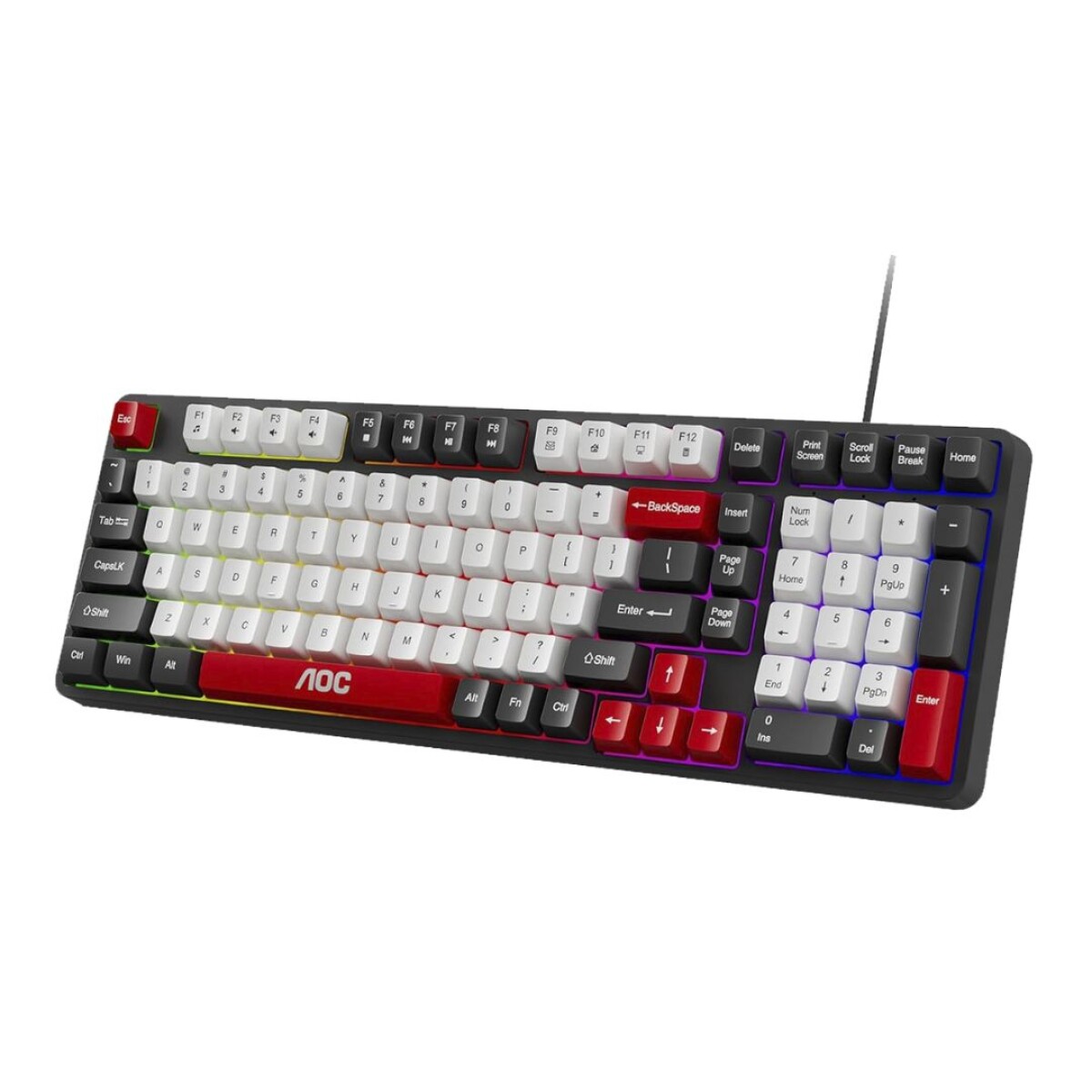 Teclado Gamer AOC GK116H1 Negro 