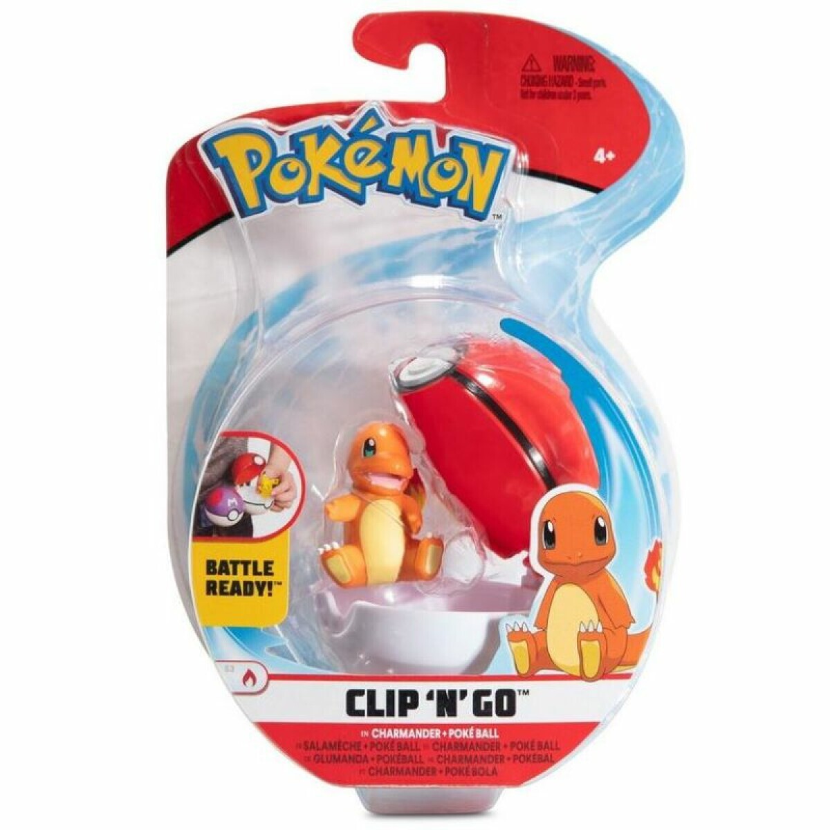 Set Pokémon Pokebola y Figura Charmander - 001 