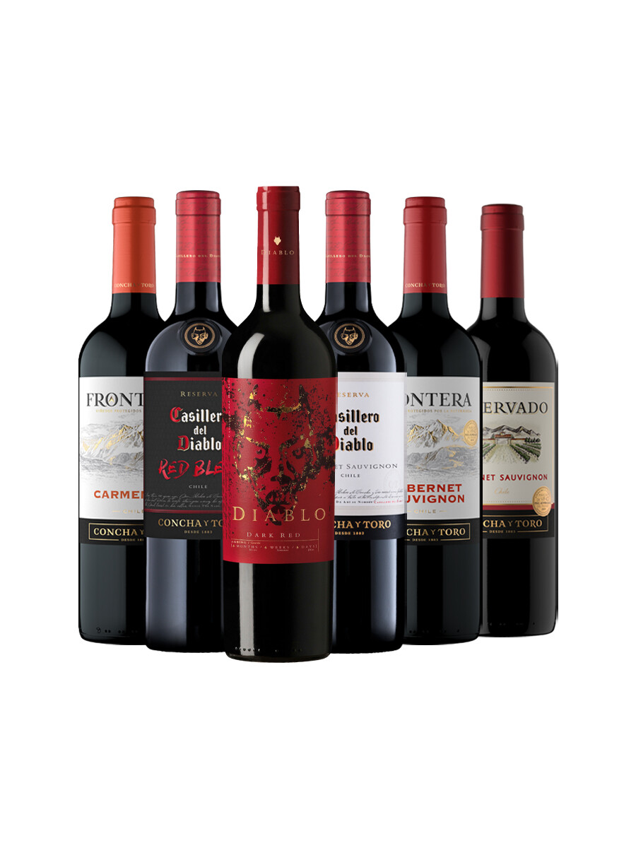 Pack Bacán Selección Coordenada Pacífico x6 vinos chilenos Pack Bacán Selección Coordenada Pacífico x6 vinos chilenos