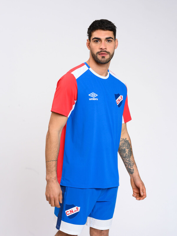 REMERA NUO Nacional Hombre Azul Royal, Rojo