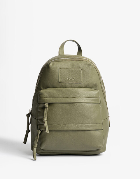 Mochilas Urbanas Mochila Doble Bolsillo - Verde Militar