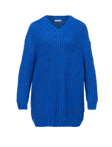 Sweater oversize azul