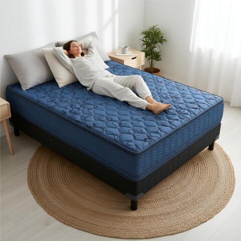 Sommier GRAVA Zafiro®- 2 Plazas - Espuma - 140x190x29 cm - Hasta 150 Kg - GARANTIA 5 AÑOS Sommier GRAVA Zafiro®- 2 Plazas - Espuma - 140x190x29 cm - Hasta 150 Kg - GARANTIA 5 AÑOS