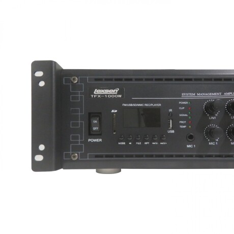 Potencia Lexsen Tfx-1000w 1000w 70v/100v C/bt Y 3 In Mic Potencia Lexsen Tfx-1000w 1000w 70v/100v C/bt Y 3 In Mic
